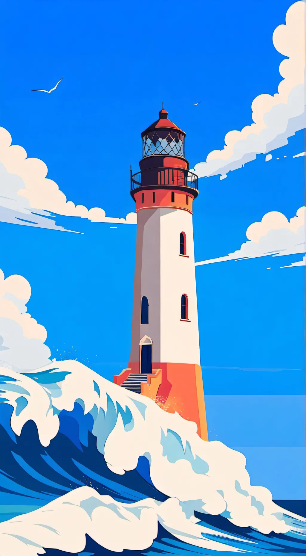 ai character: HH Girl. background