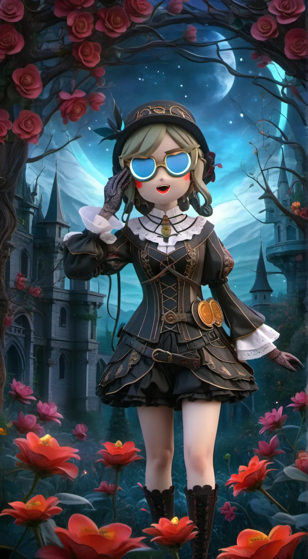 ai character: naomi bg background