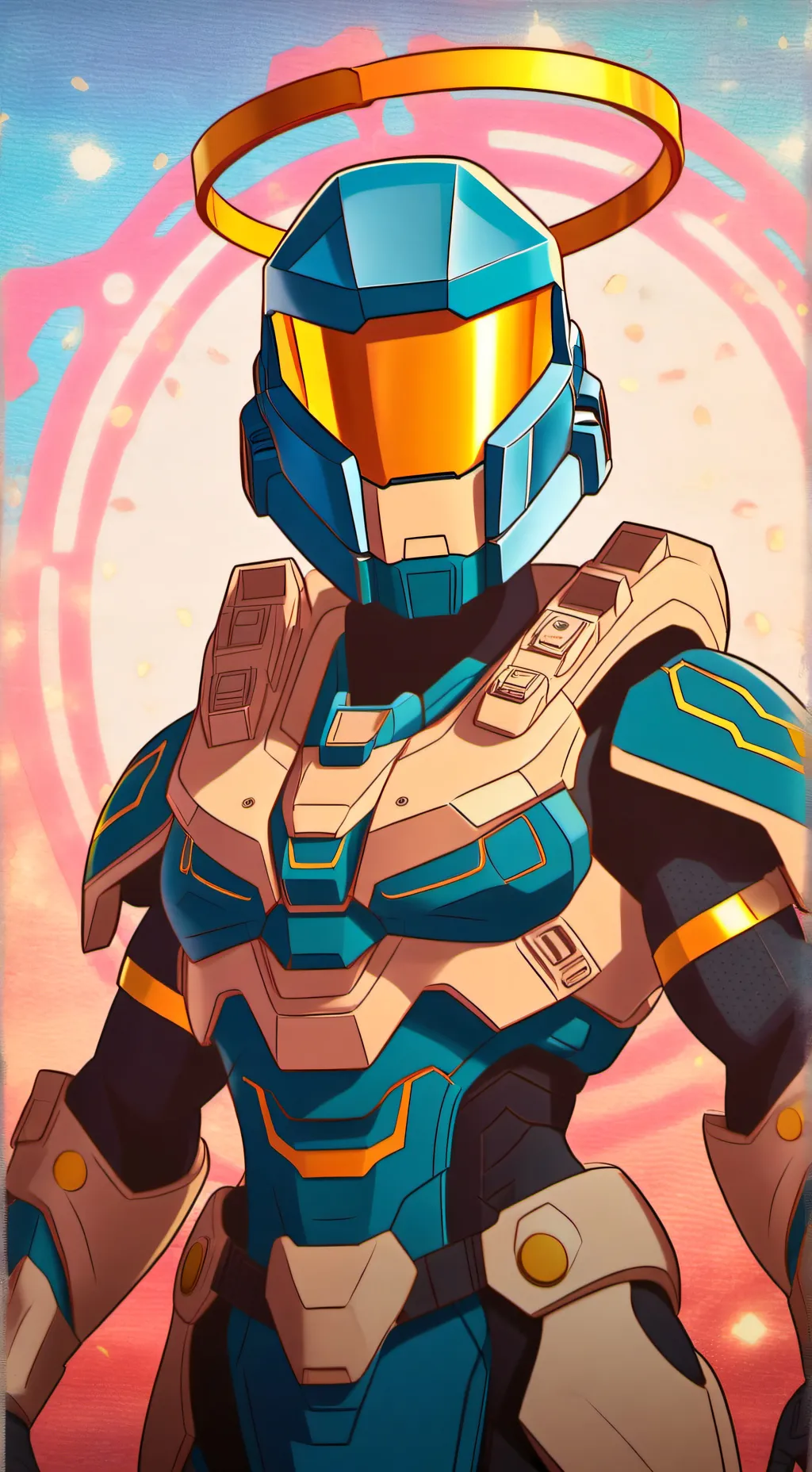 ai character: halo  background