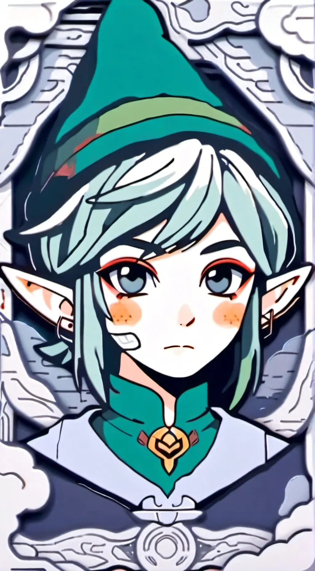 ai character: Ben drowned background