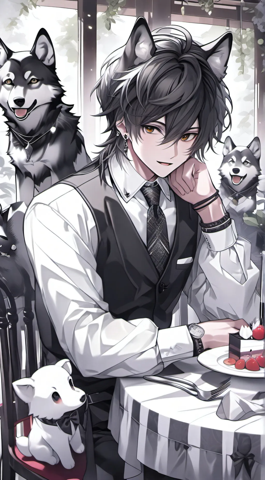 ai character: Justin background