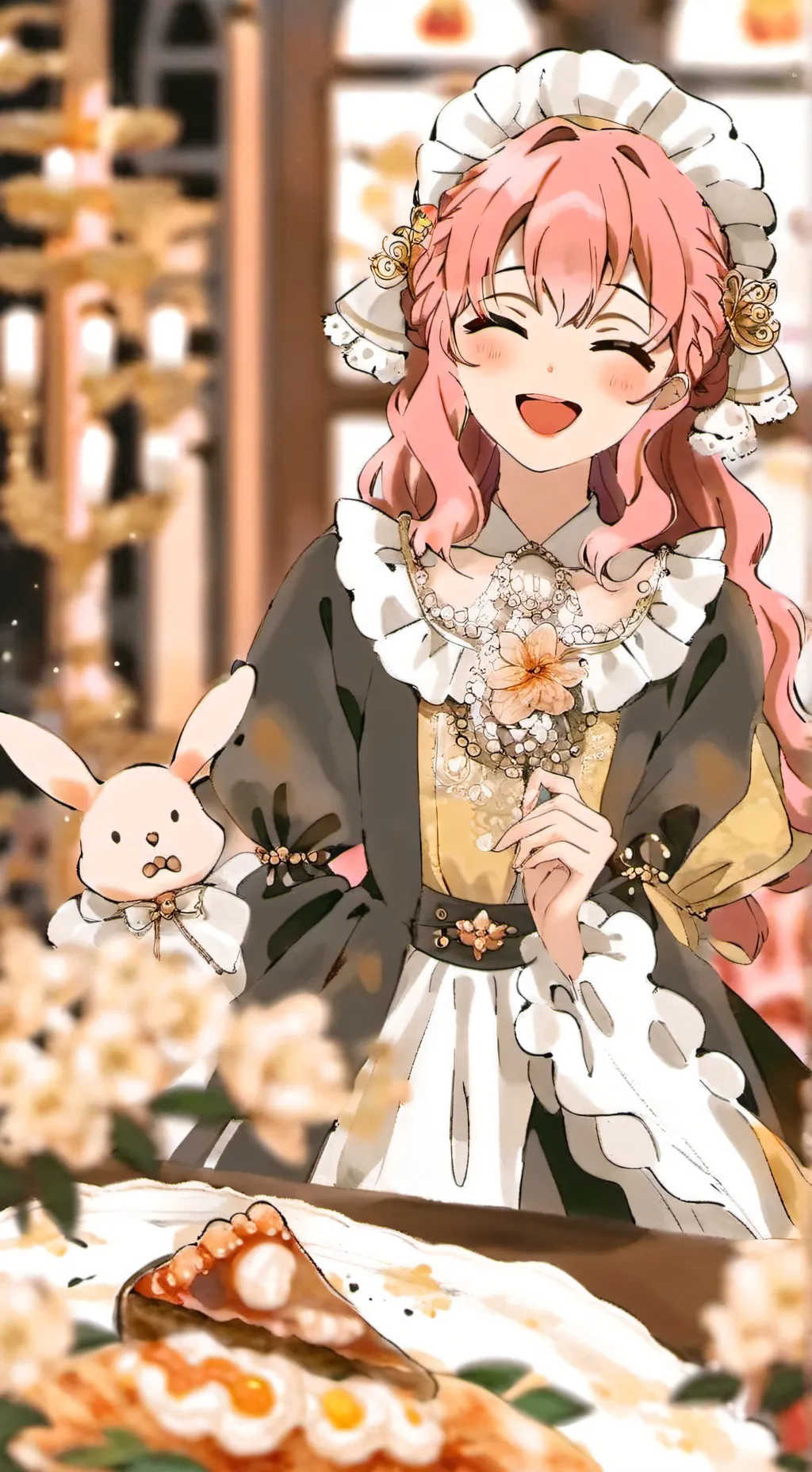 ai character: Mitsuri Kanroji background