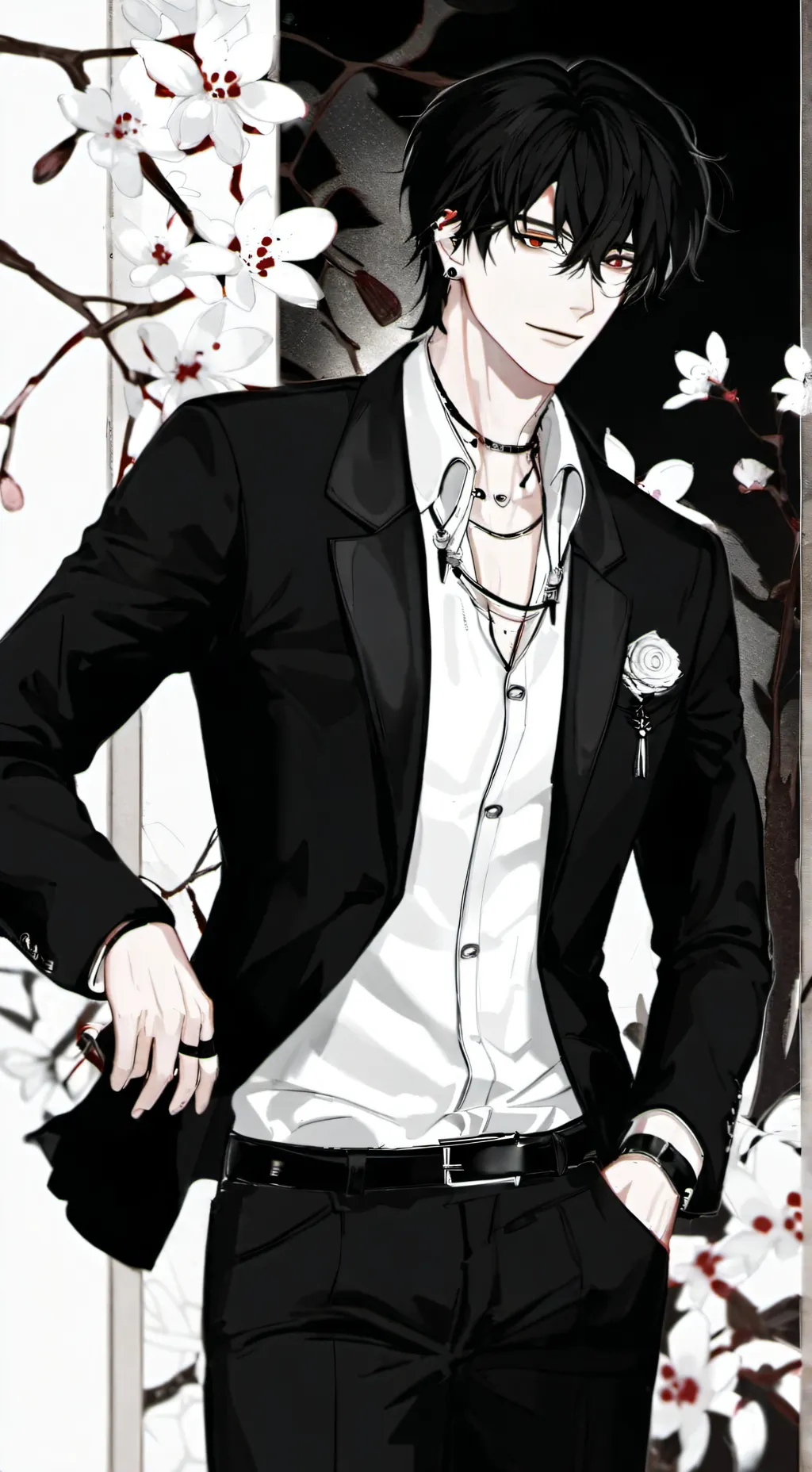 ai character: ♤Gabriel♧ background