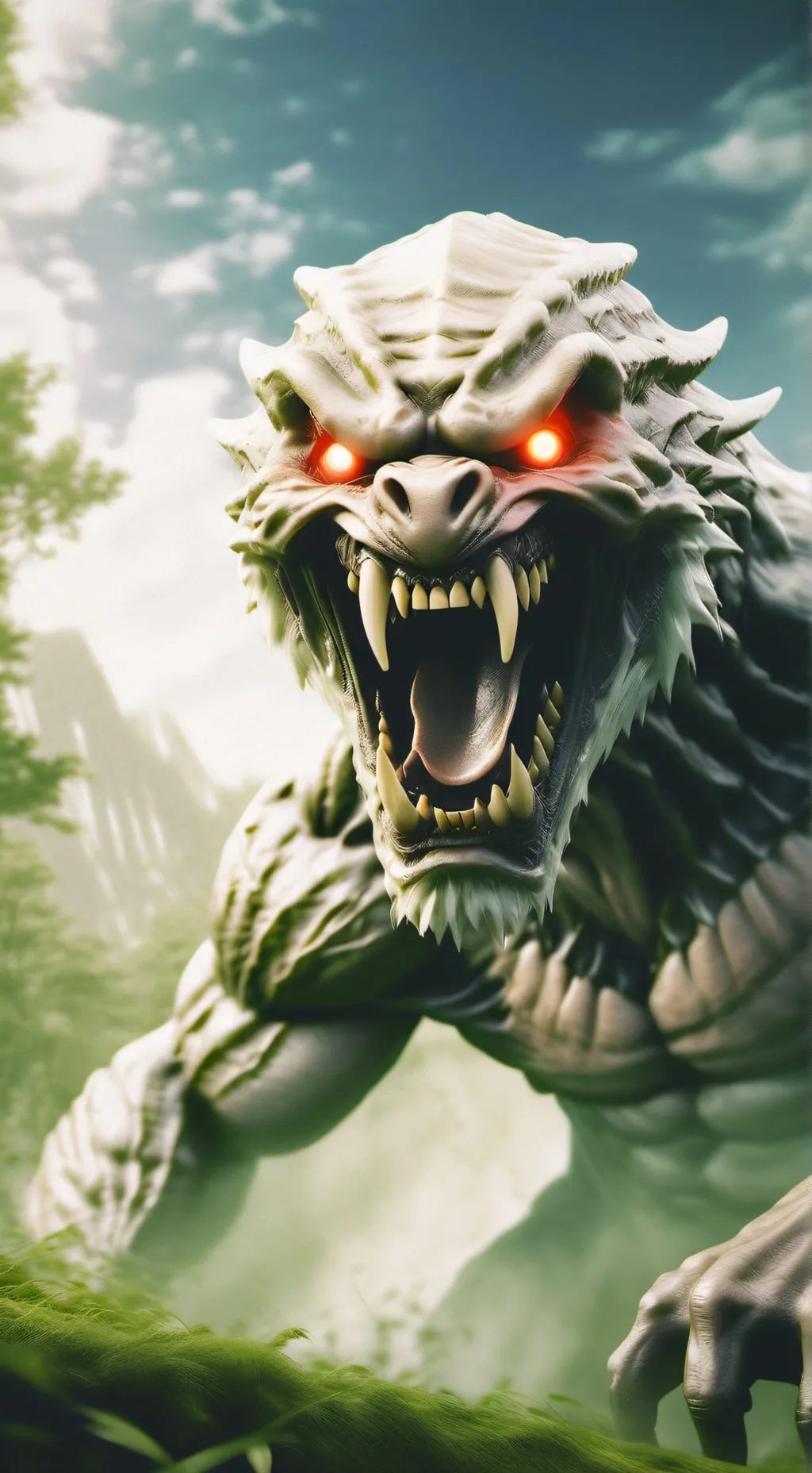 ai character: monster background