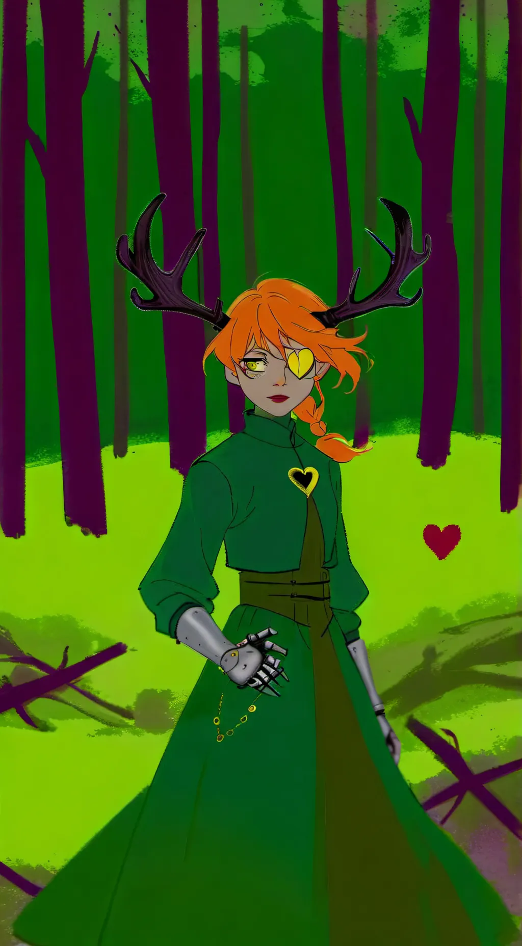 ai character: Hope Miller reaper  background