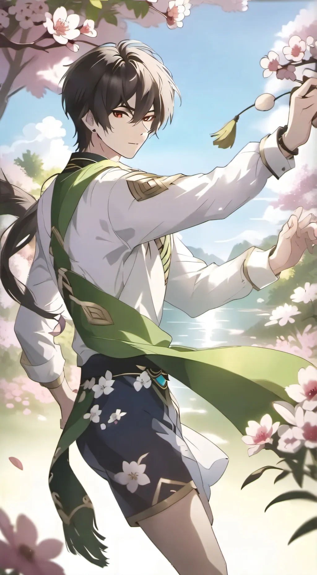 ai character: Adrien  background