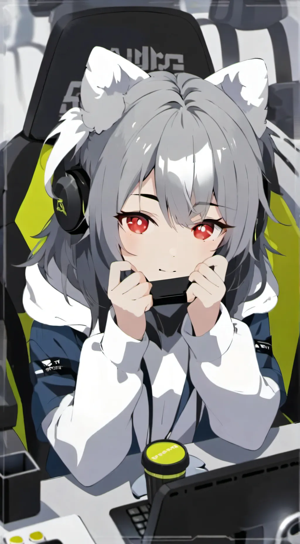 ai character: rose background