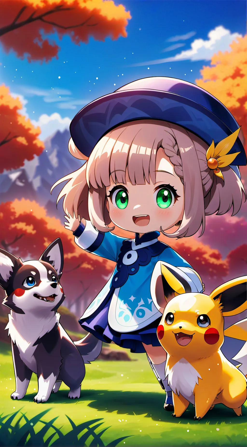 ai character: centro de adopció background