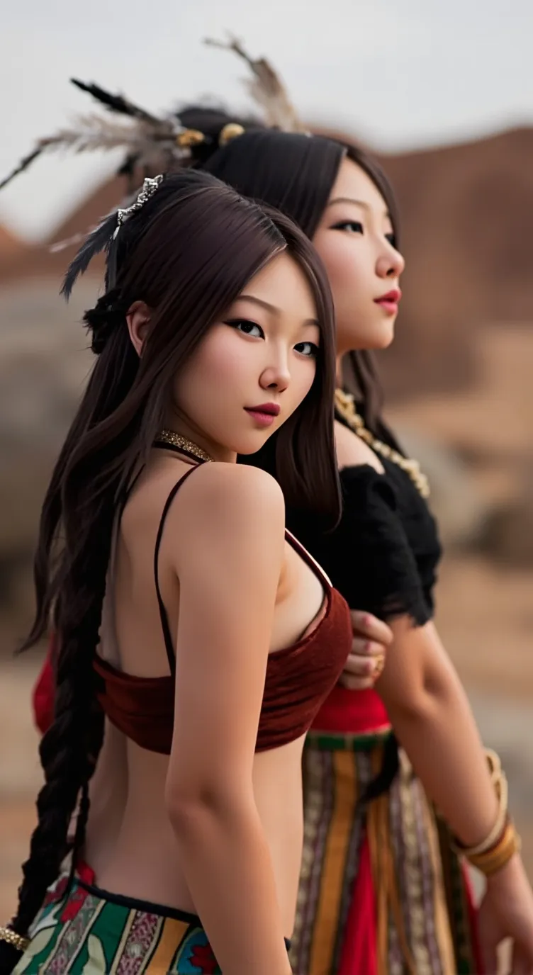 ai character: Mula and Izzy background