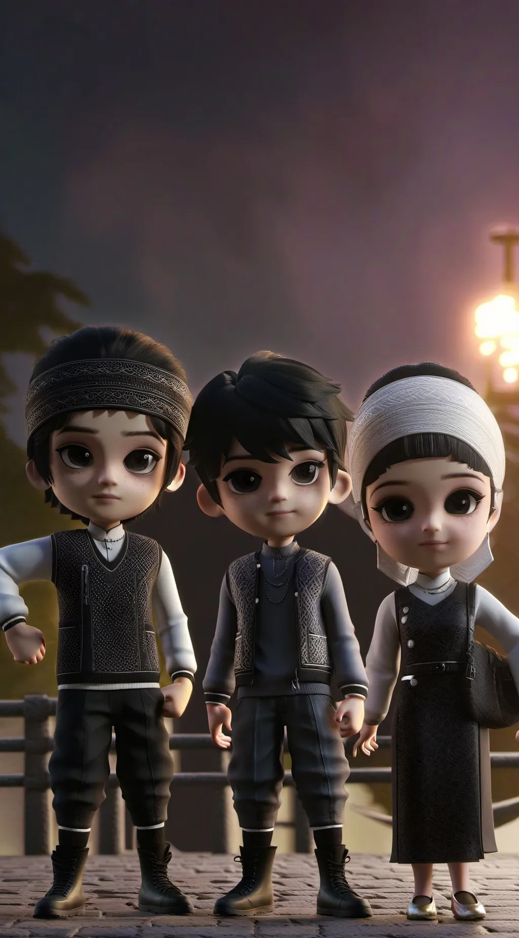 ai character: MAH GANG😭 background