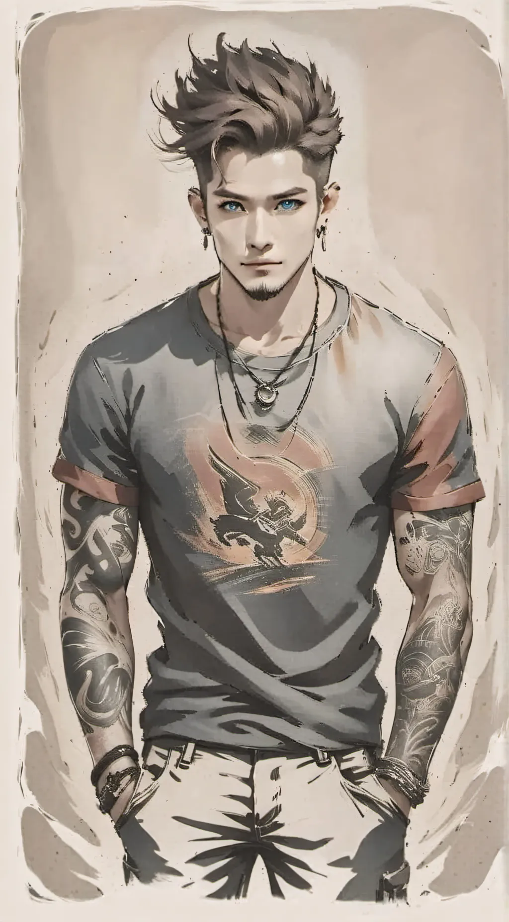 ai character: Bowin background