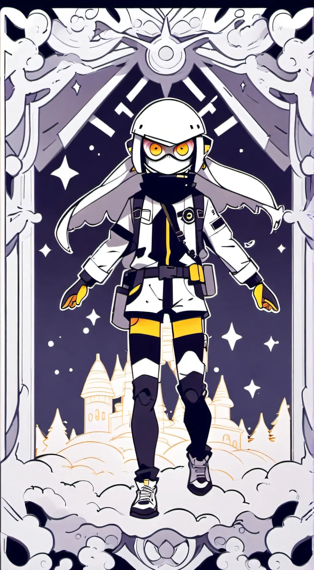 ai character: Dw but hates you! background