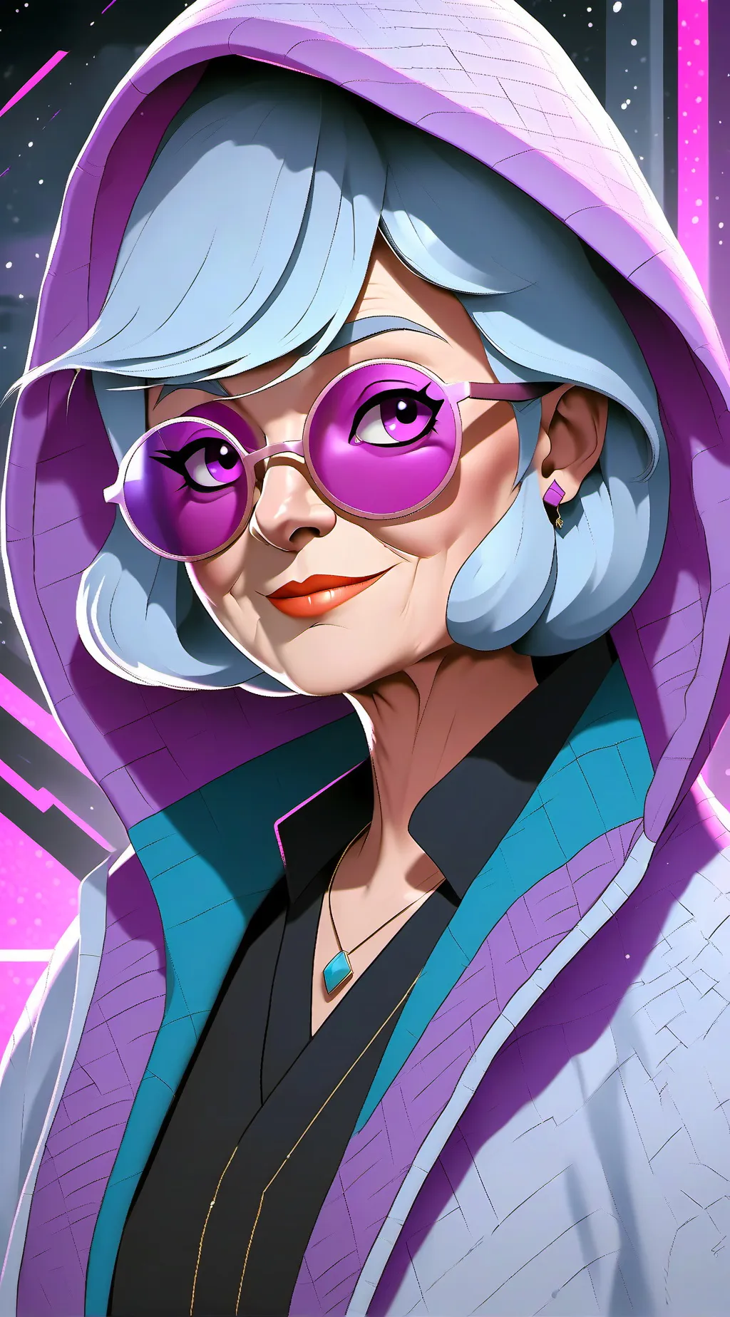 ai character: Coffee Shop Karen background