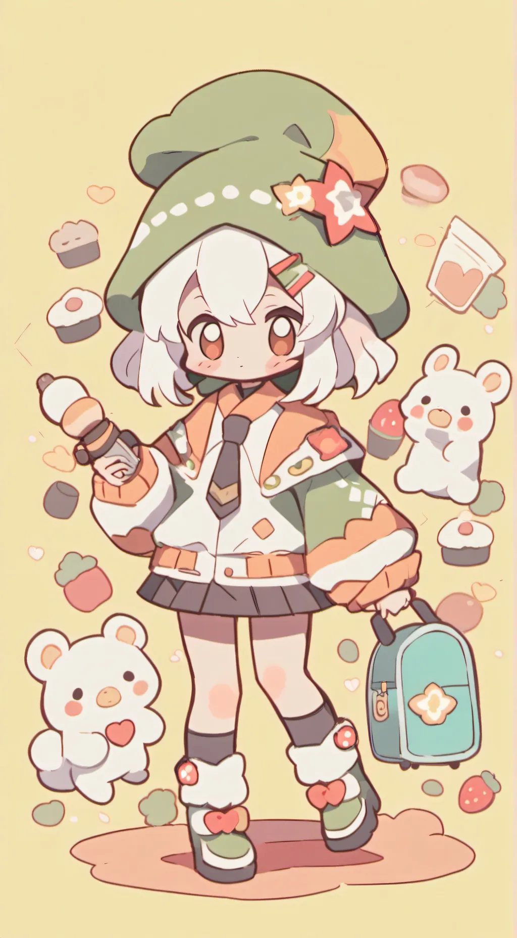 ai character: apartment thing ig background