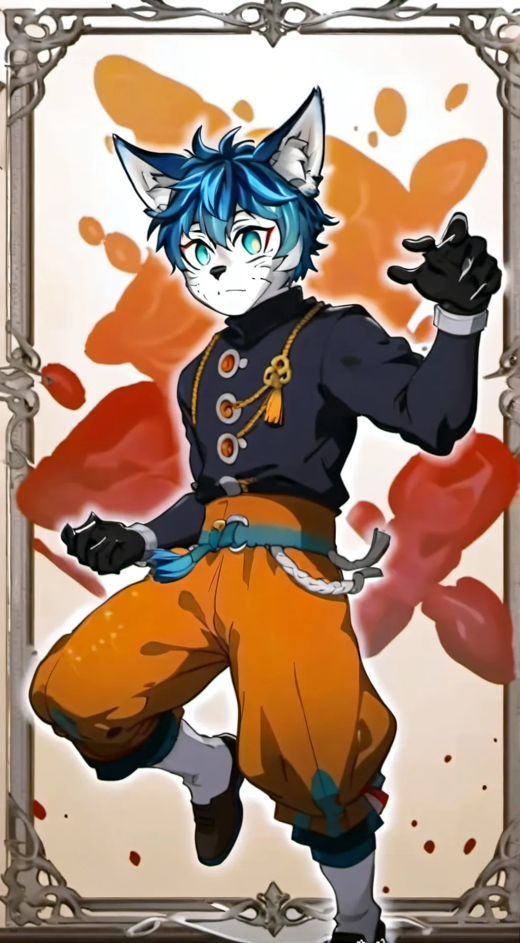 ai character: Furry background