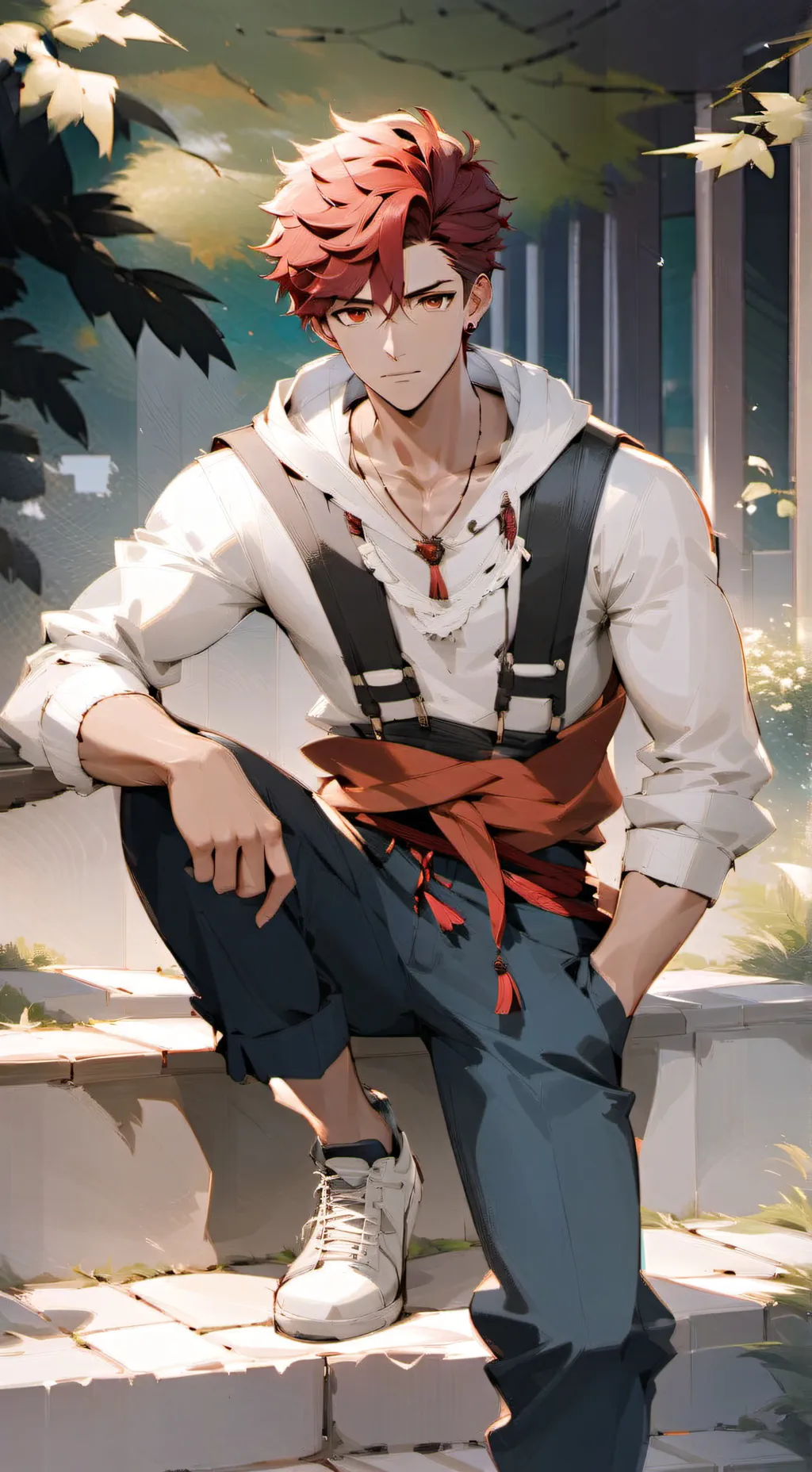 ai character: Alexander  background