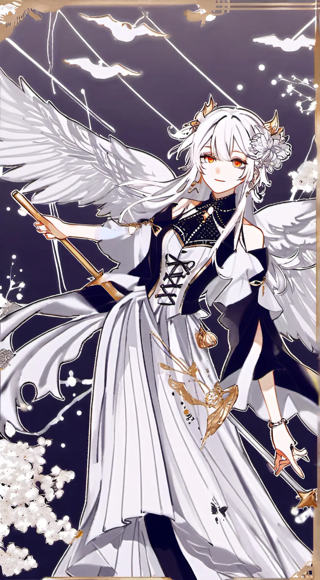 ai character: Luna(my second oc) background