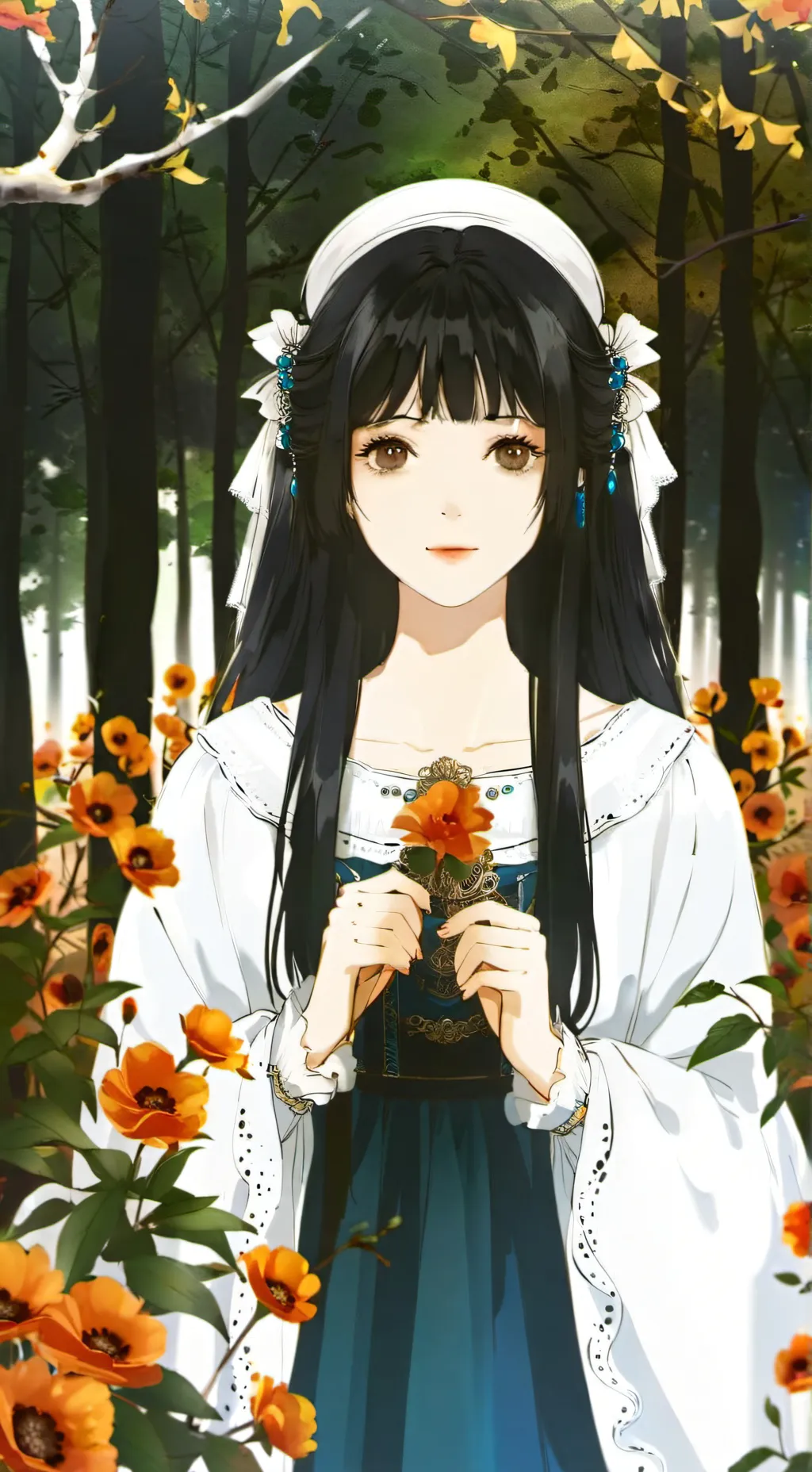 ai character: Мия background