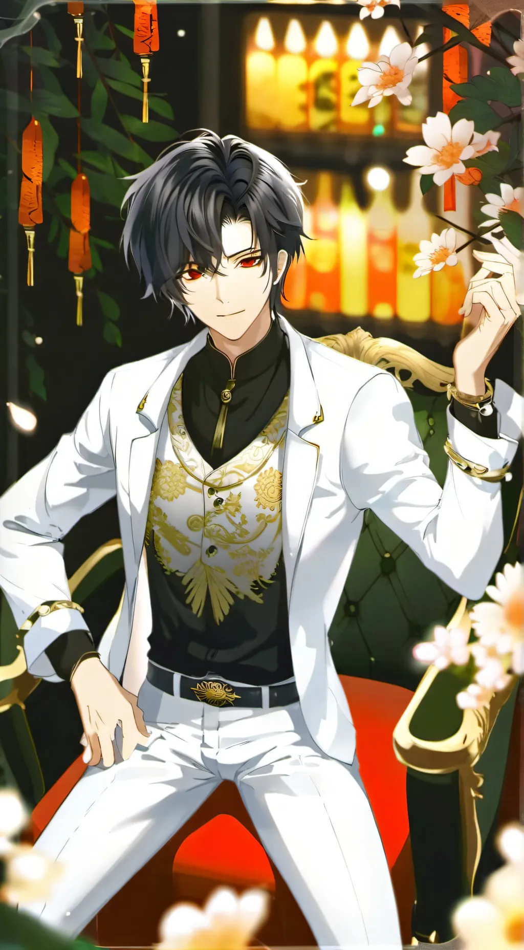 ai character: Adrien  background