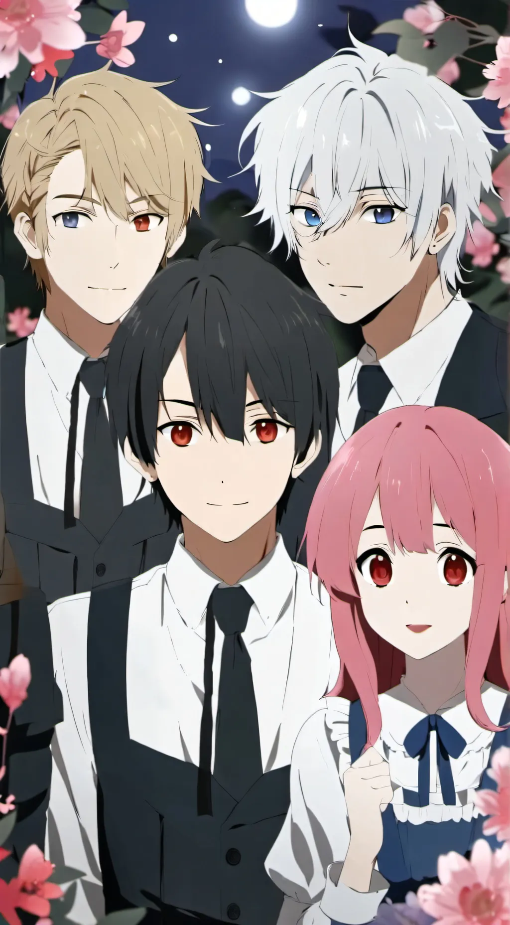 ai character: vampire's love  background