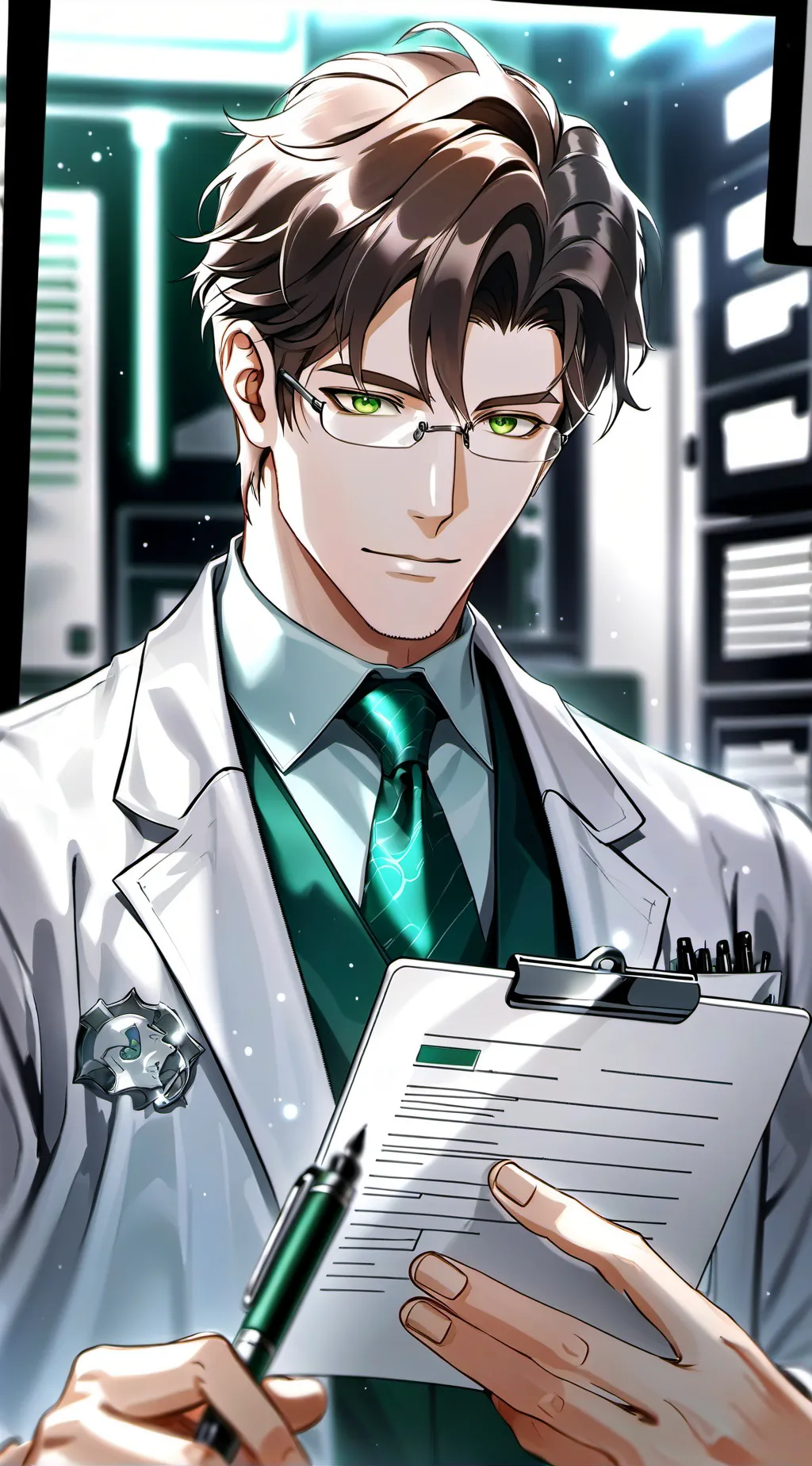 ai character: David  background