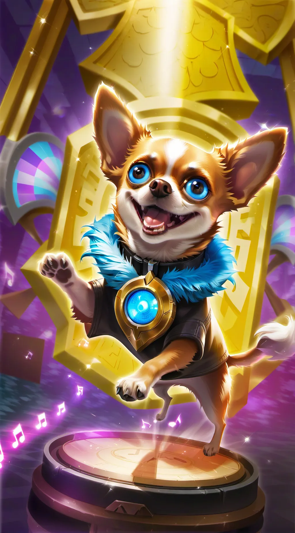 ai character: Pixel background