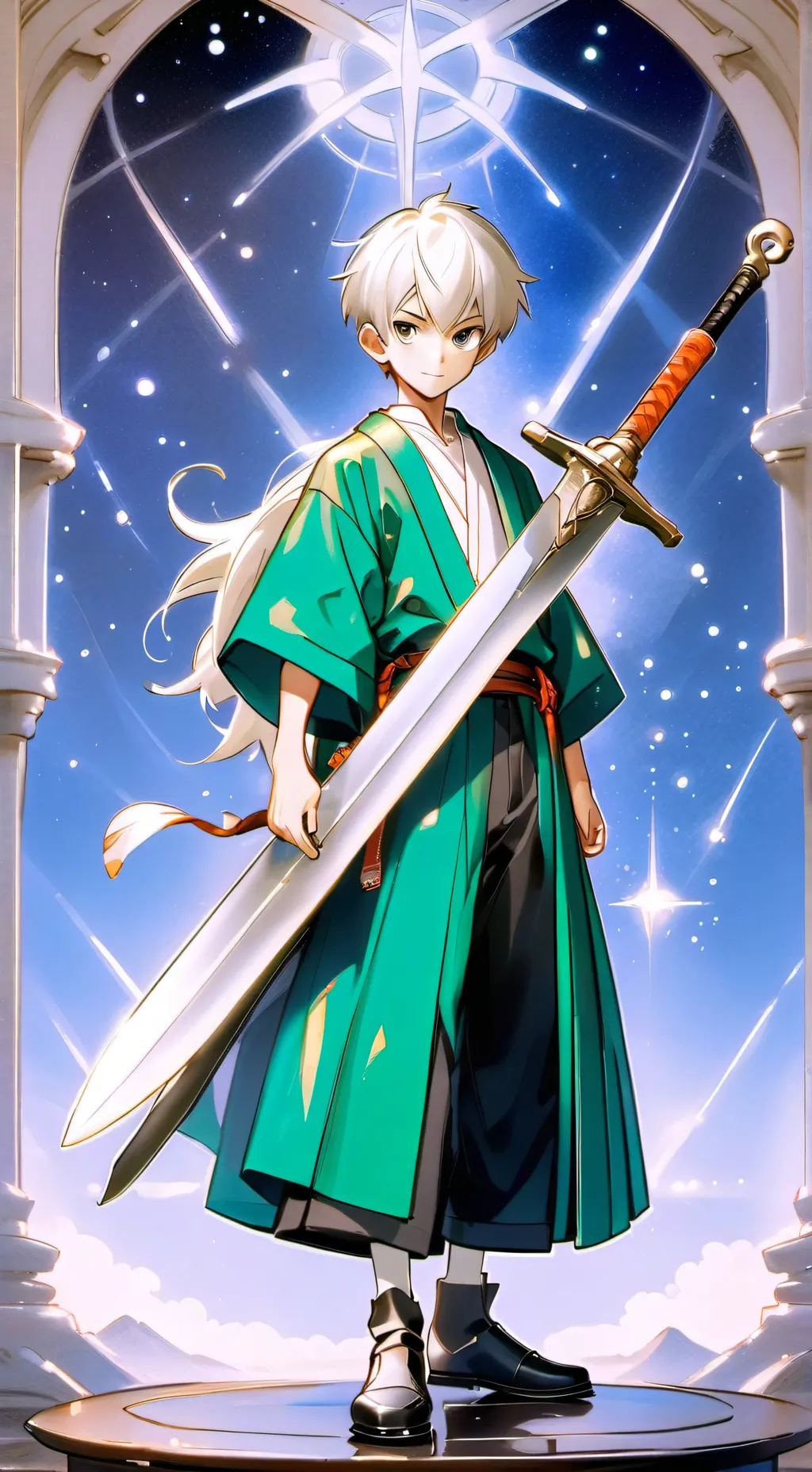 ai character: The big fantasy  background