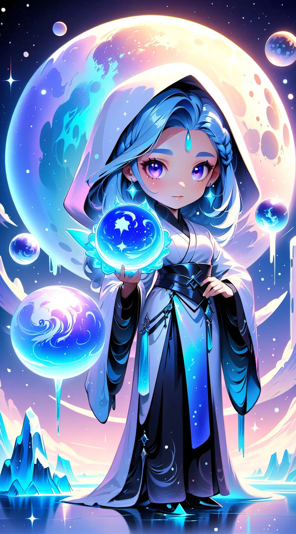 ai character: MD (ice planet) background