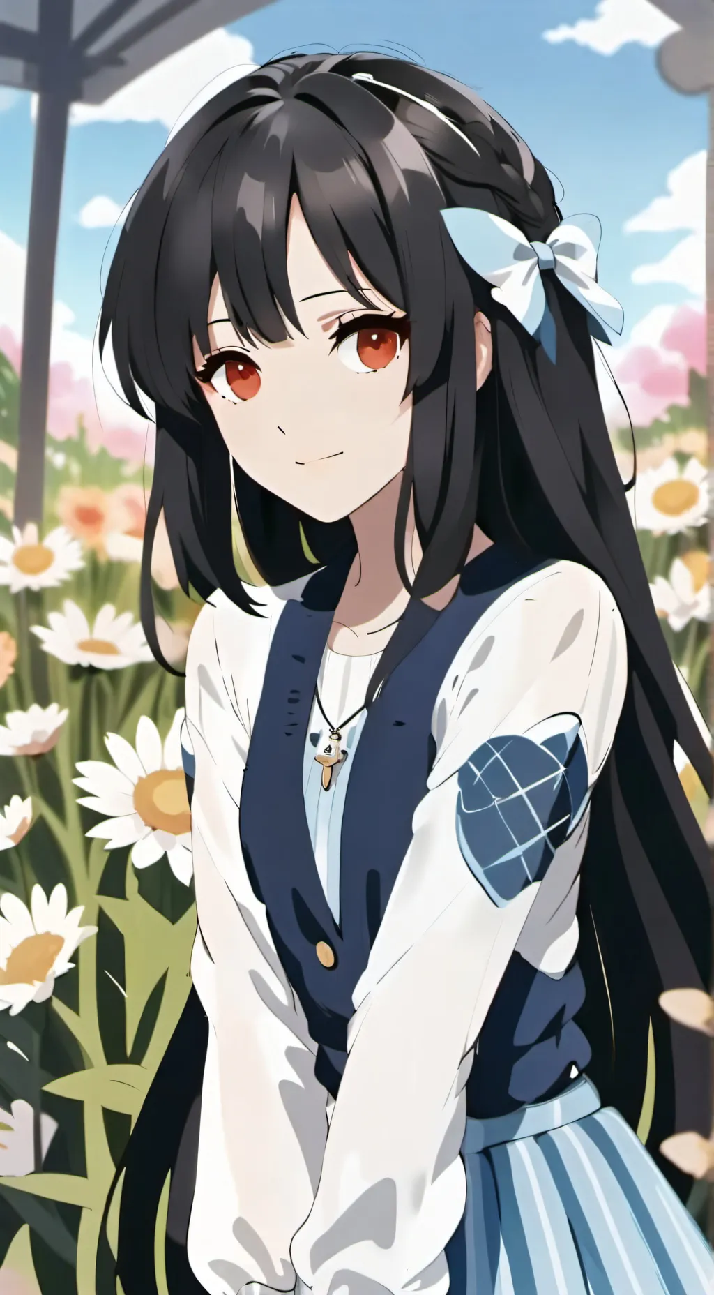 ai character: Uia cat background