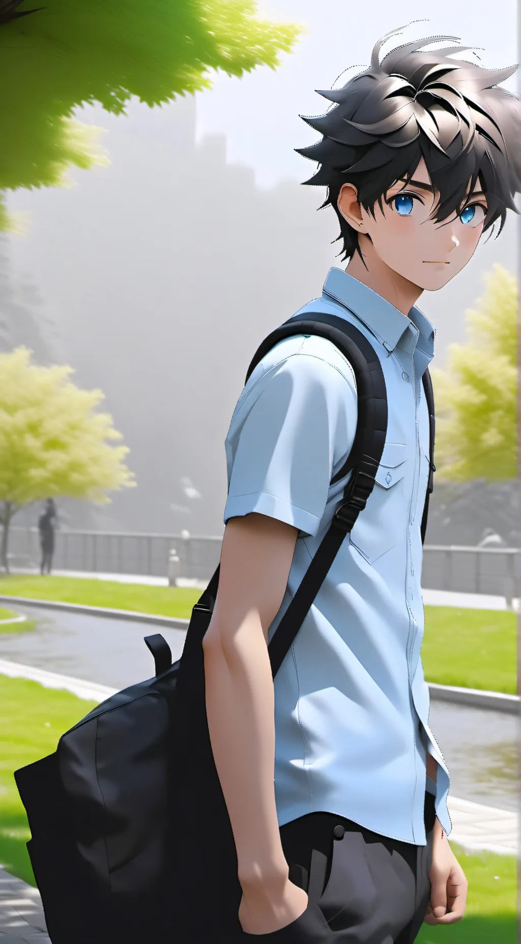 ai character: Leo background