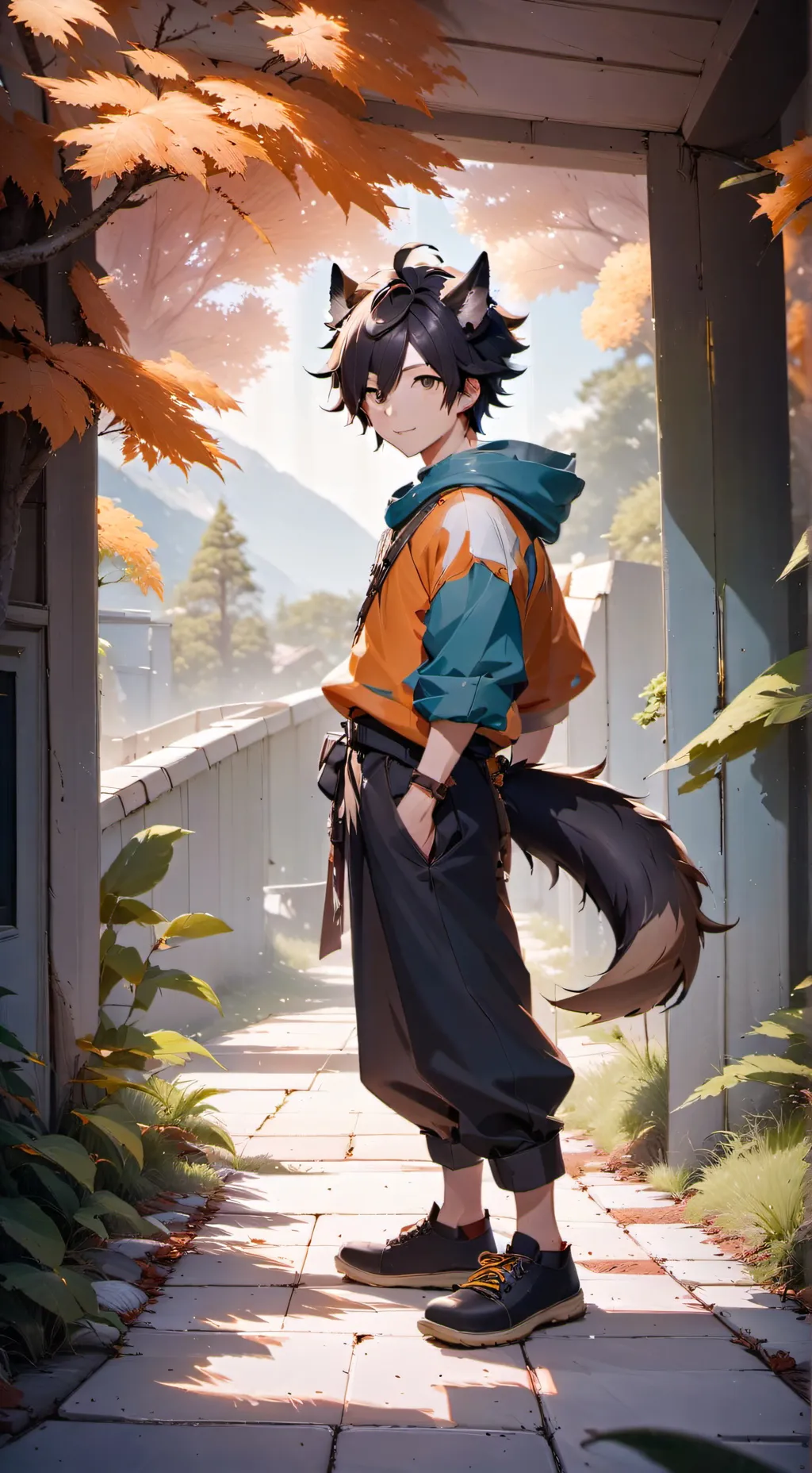 ai character: Gay boy background