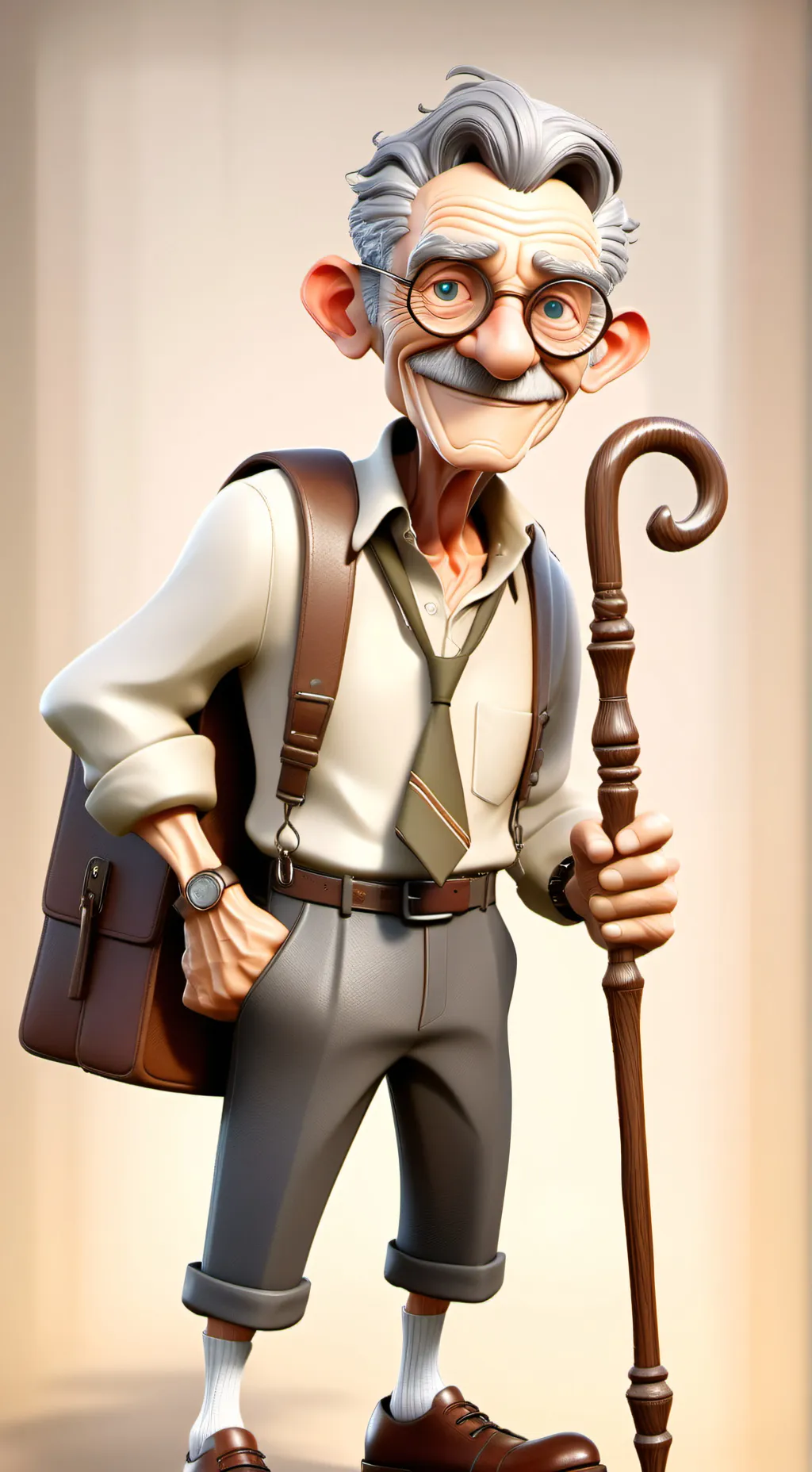 ai character: The Perennially Confused Pensioner background