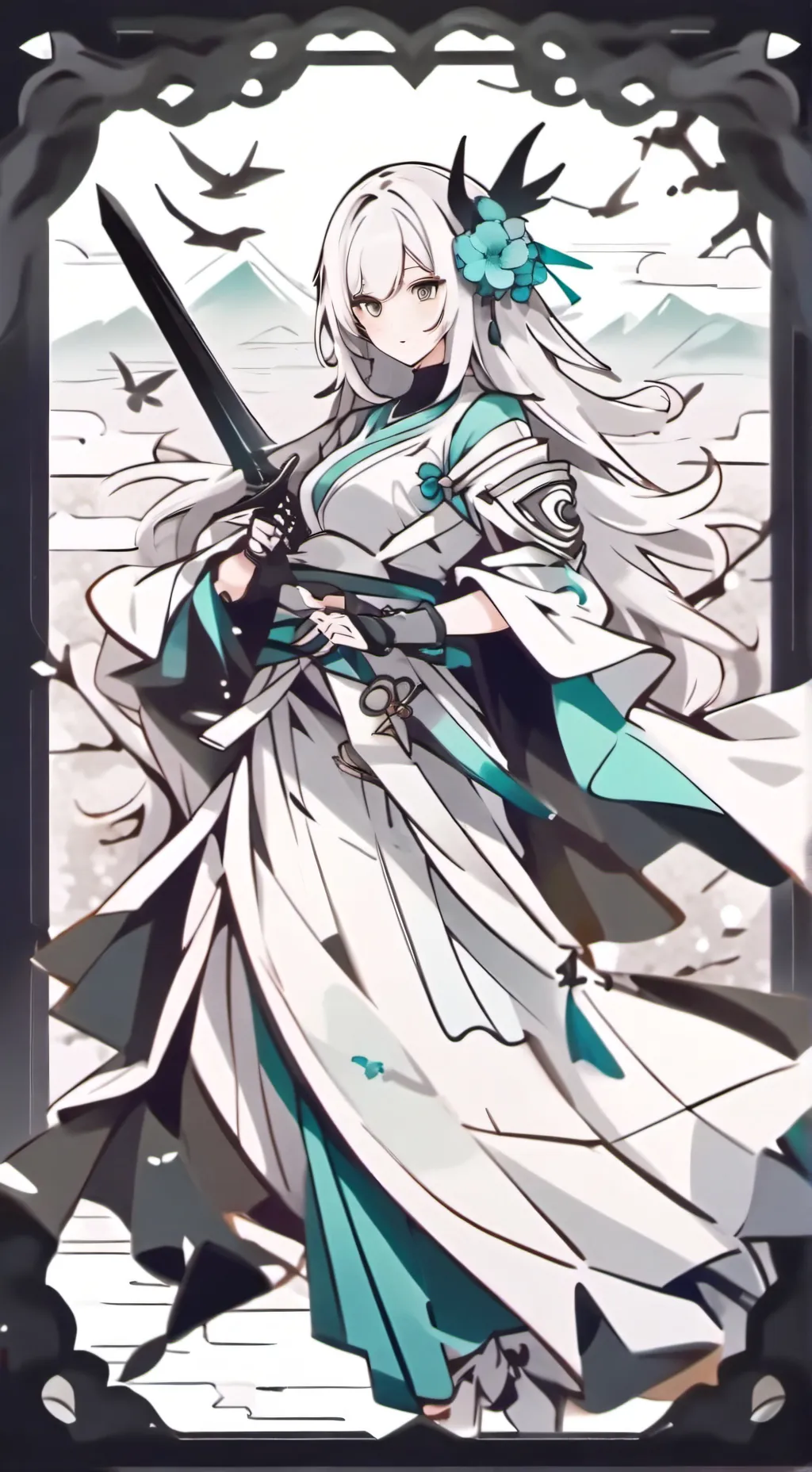 ai character: Инца  background