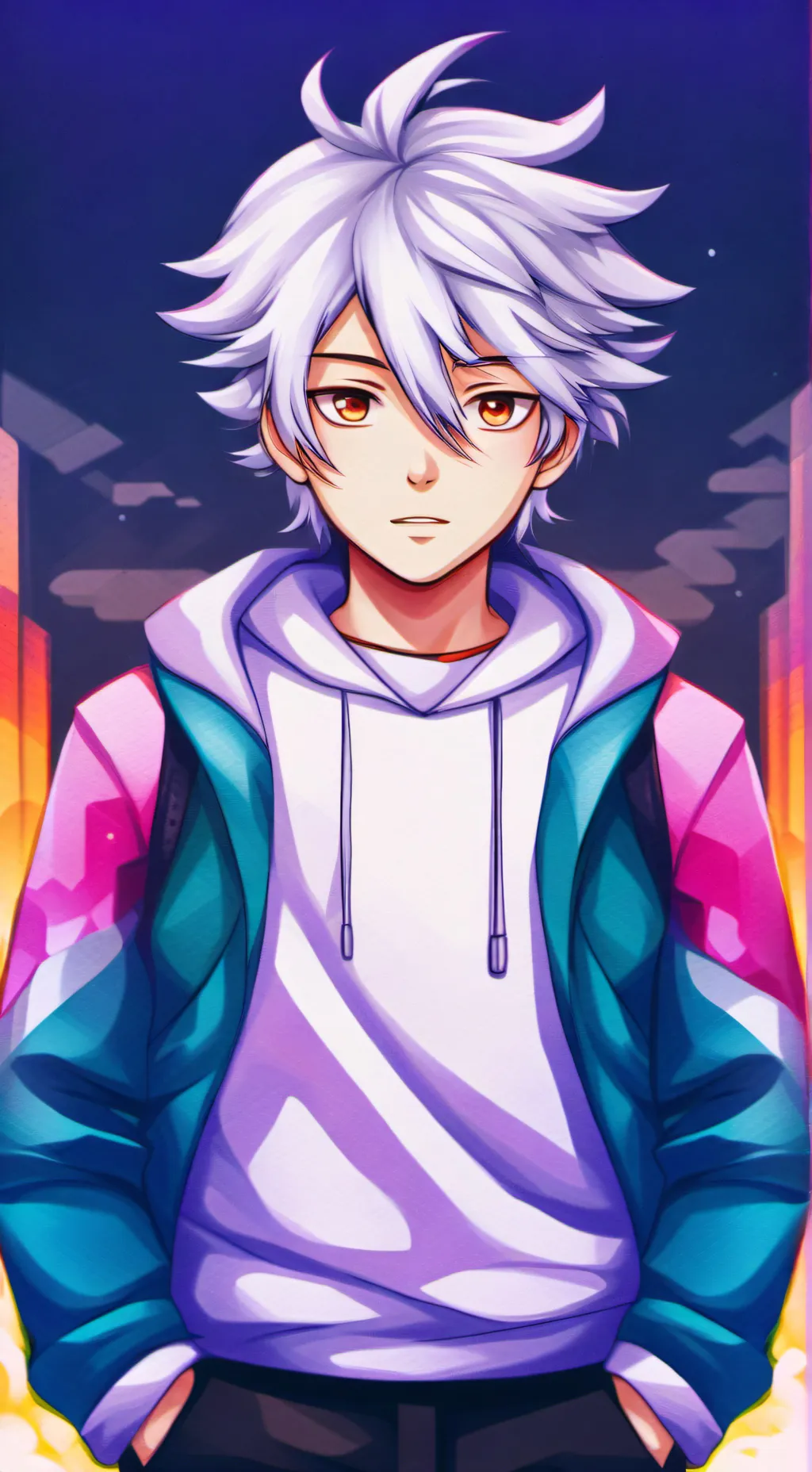 ai character: MHA x my oc background