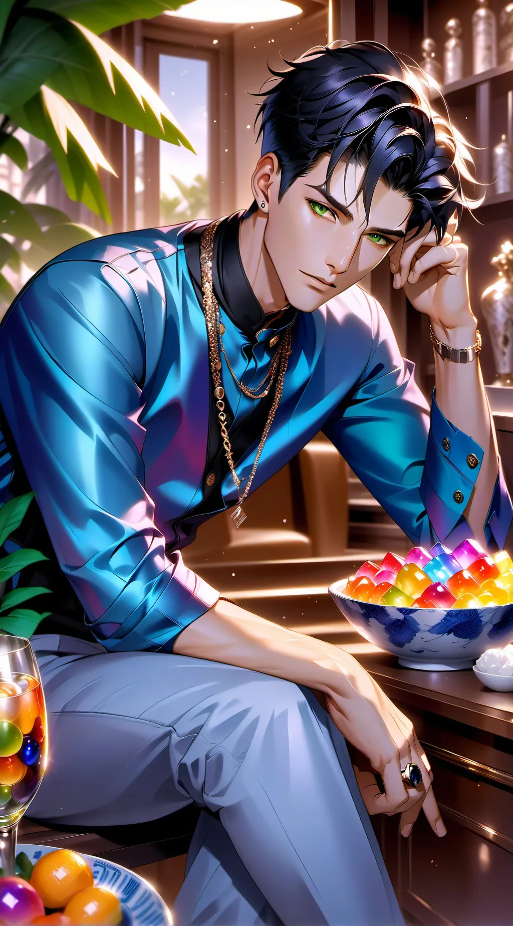 ai character: Kiran Von Grapen background