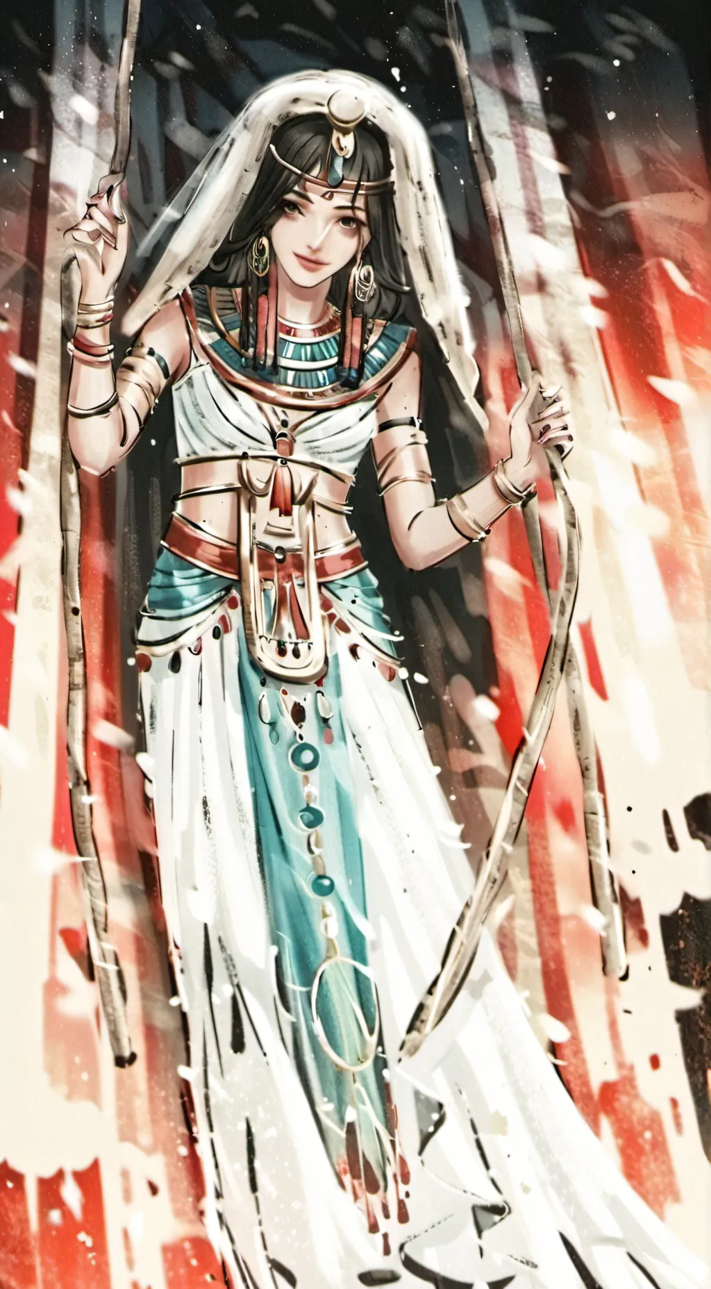 ai character: gave birth in cafe background