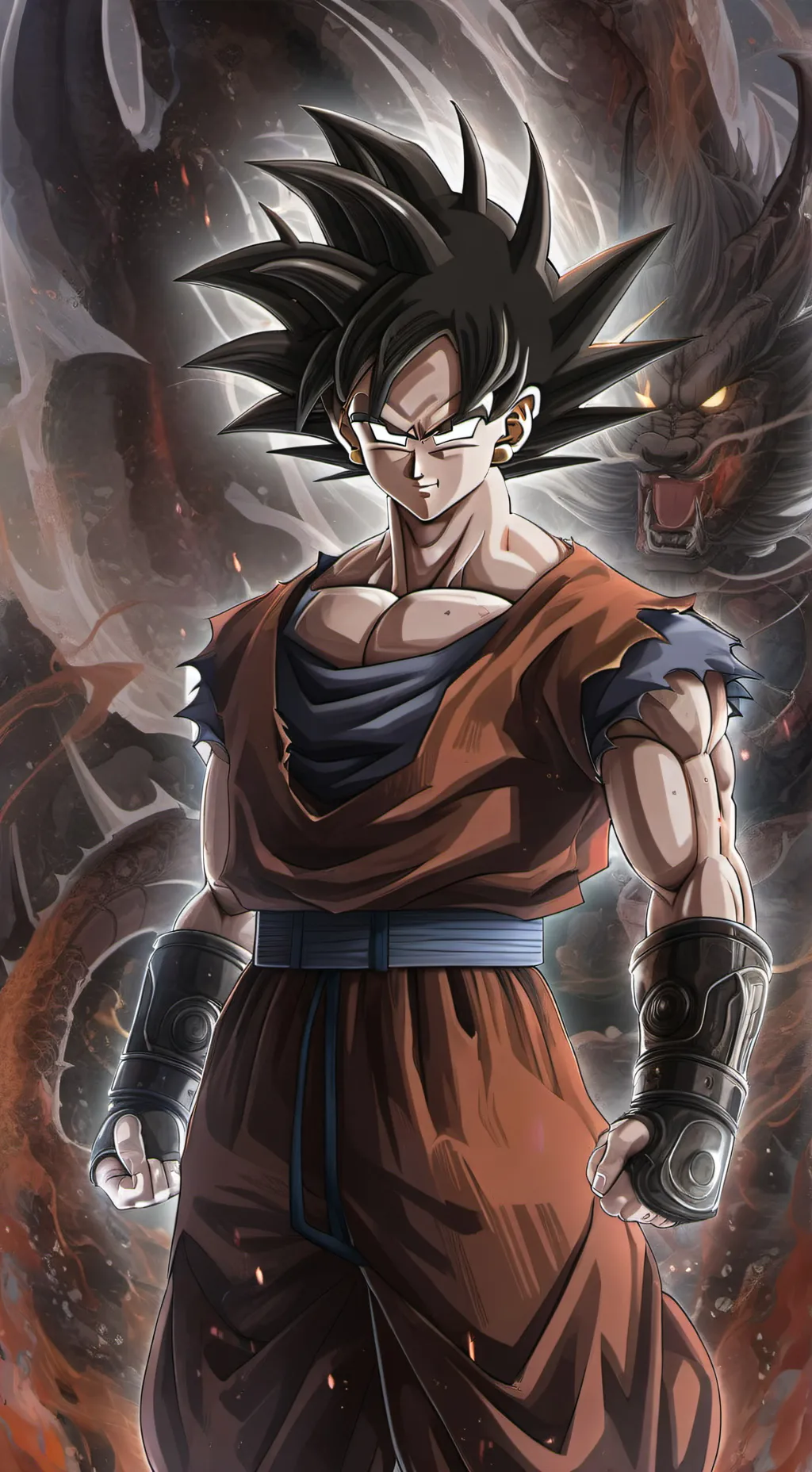 ai character: Fight goku background