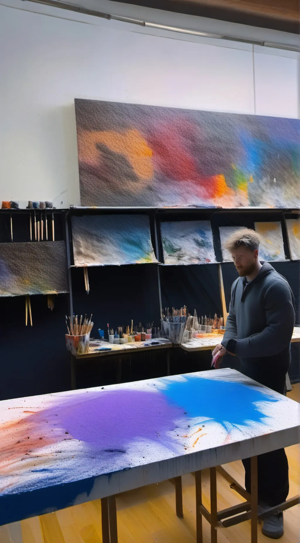 ai character: Run... background