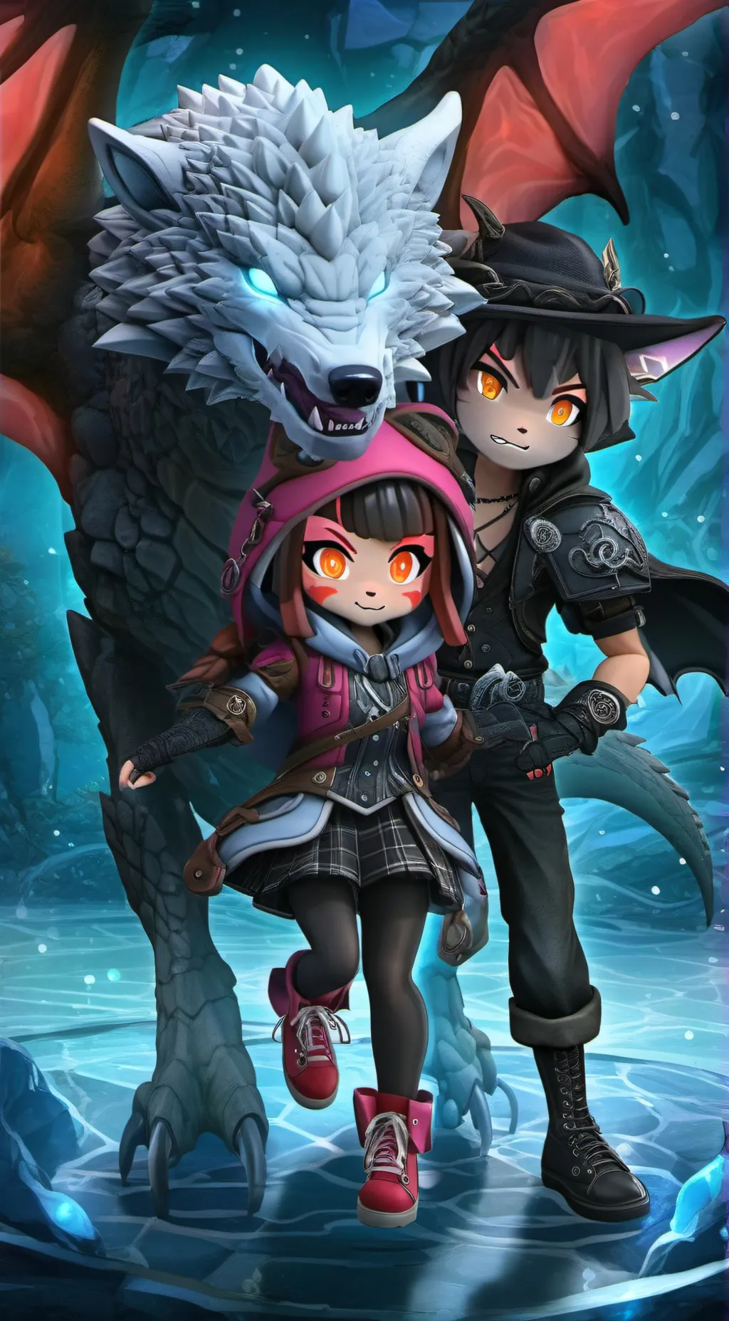 ai character: leo background