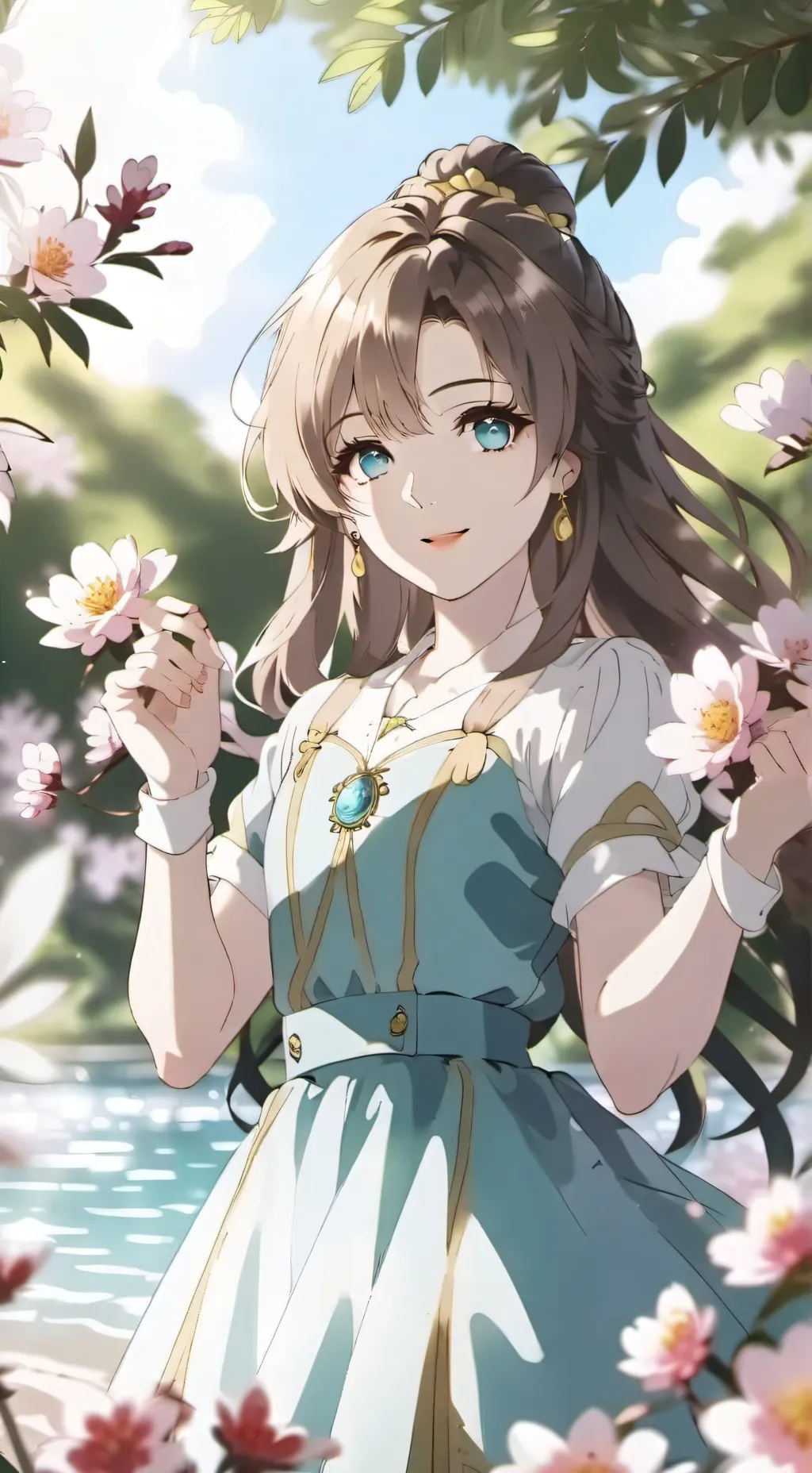 ai character: Алина background