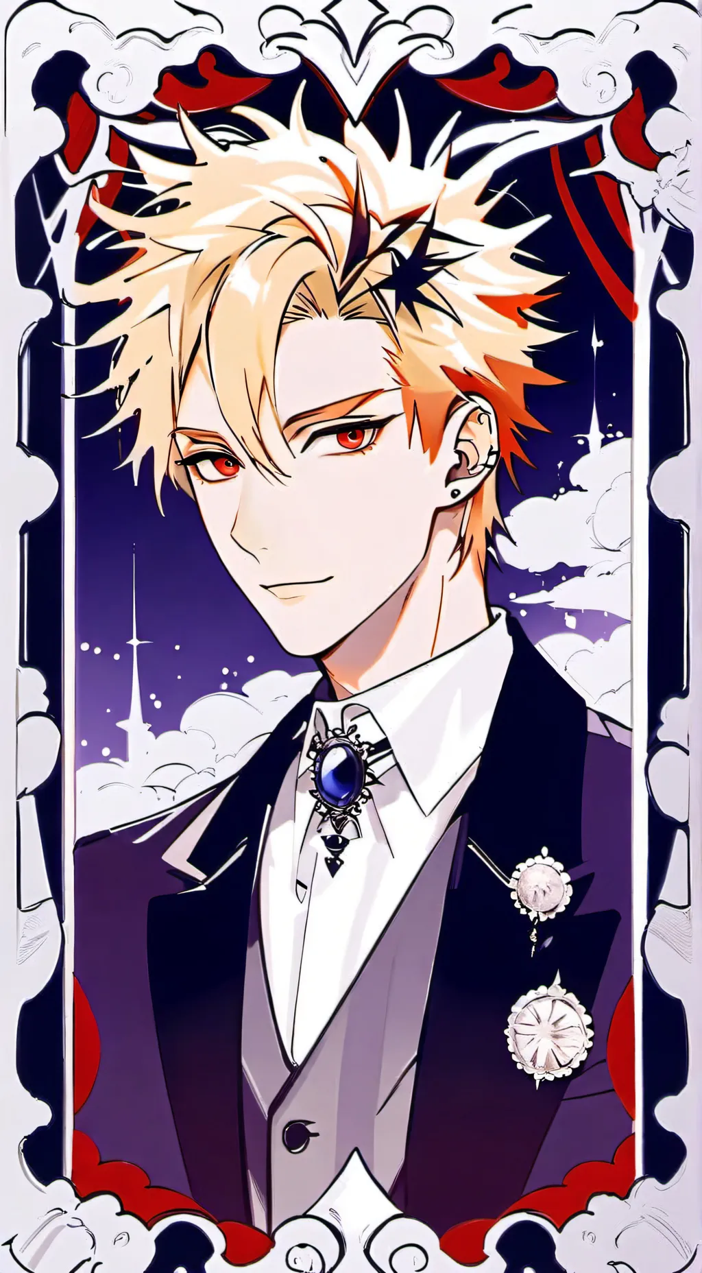 ai character: Bakugo background