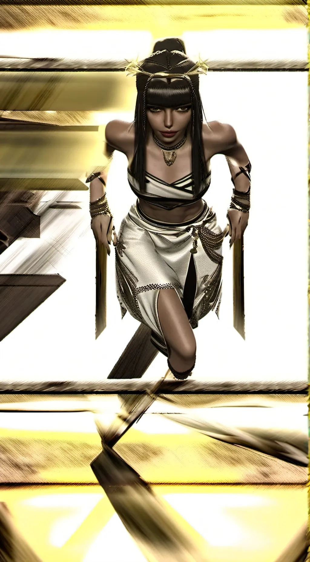 ai character: SING THE SONG  background