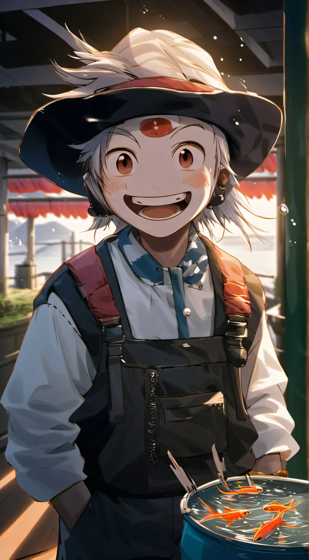 ai character: Finn from Dw😁 background