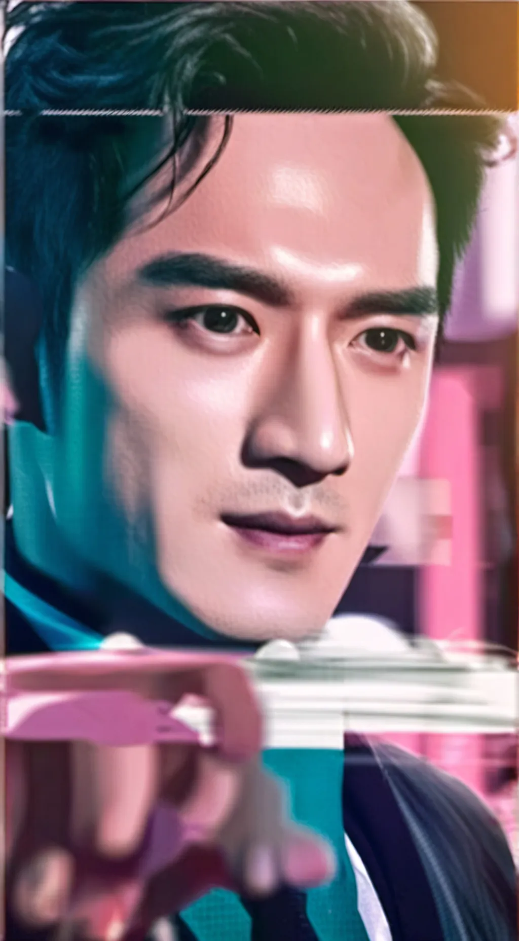 ai character: homem senil  background