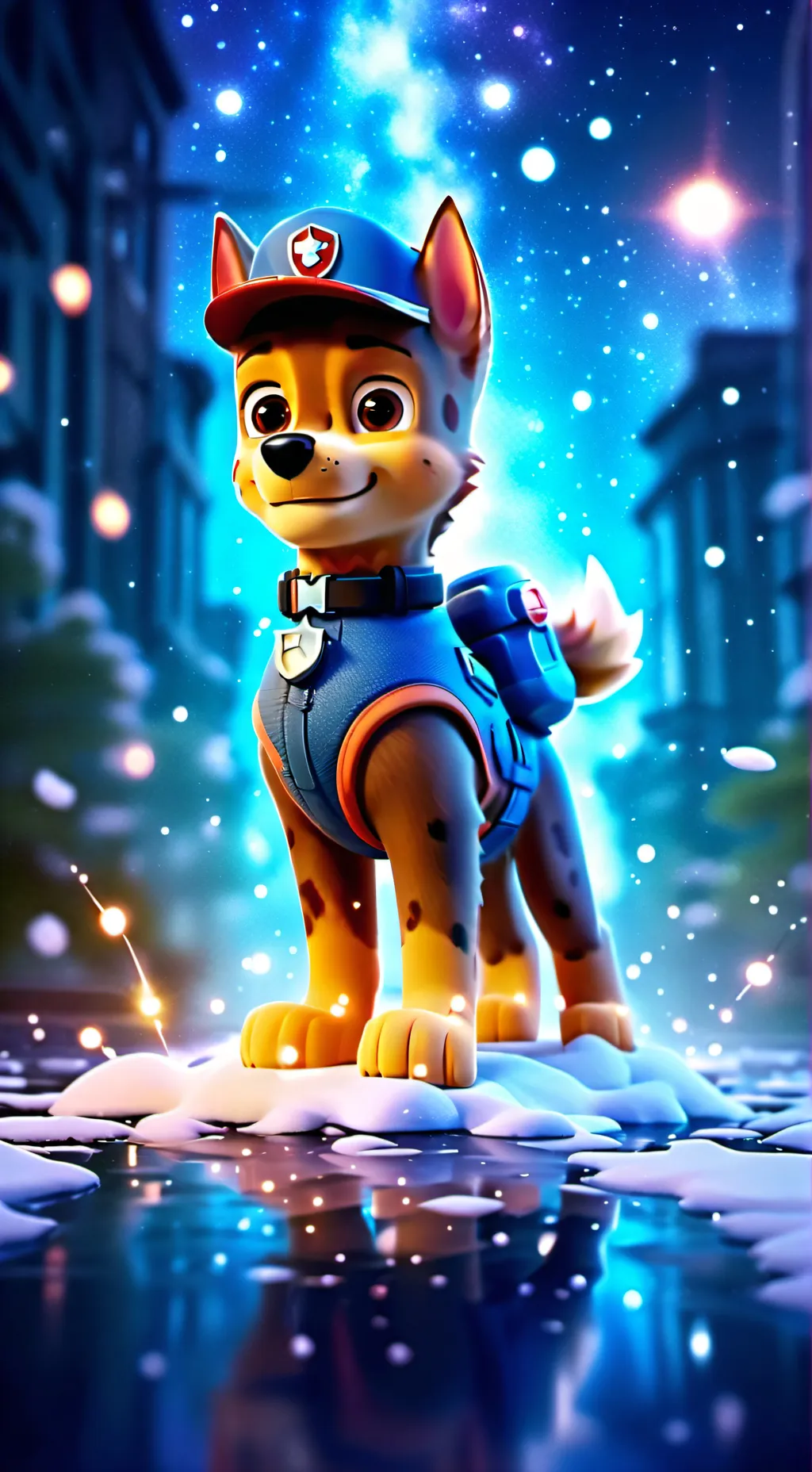 ai character: paw patrol  background
