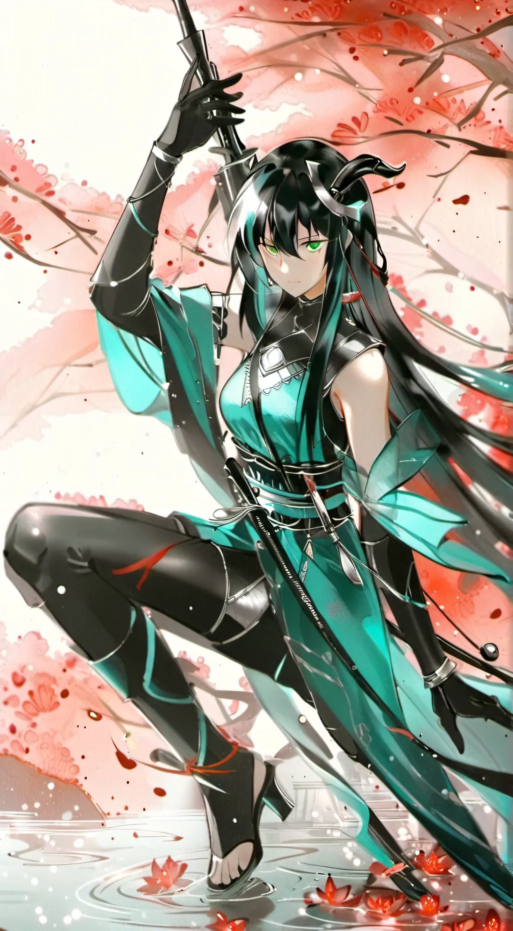 ai character: Lady Qu  P.G.R. background