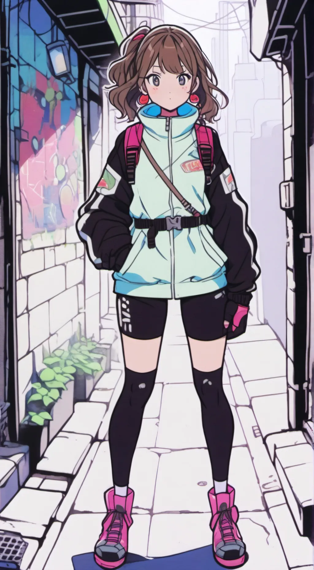 ai character: Vee background