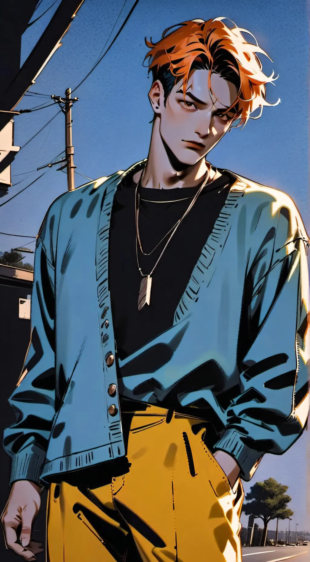 ai character: shrimpo background