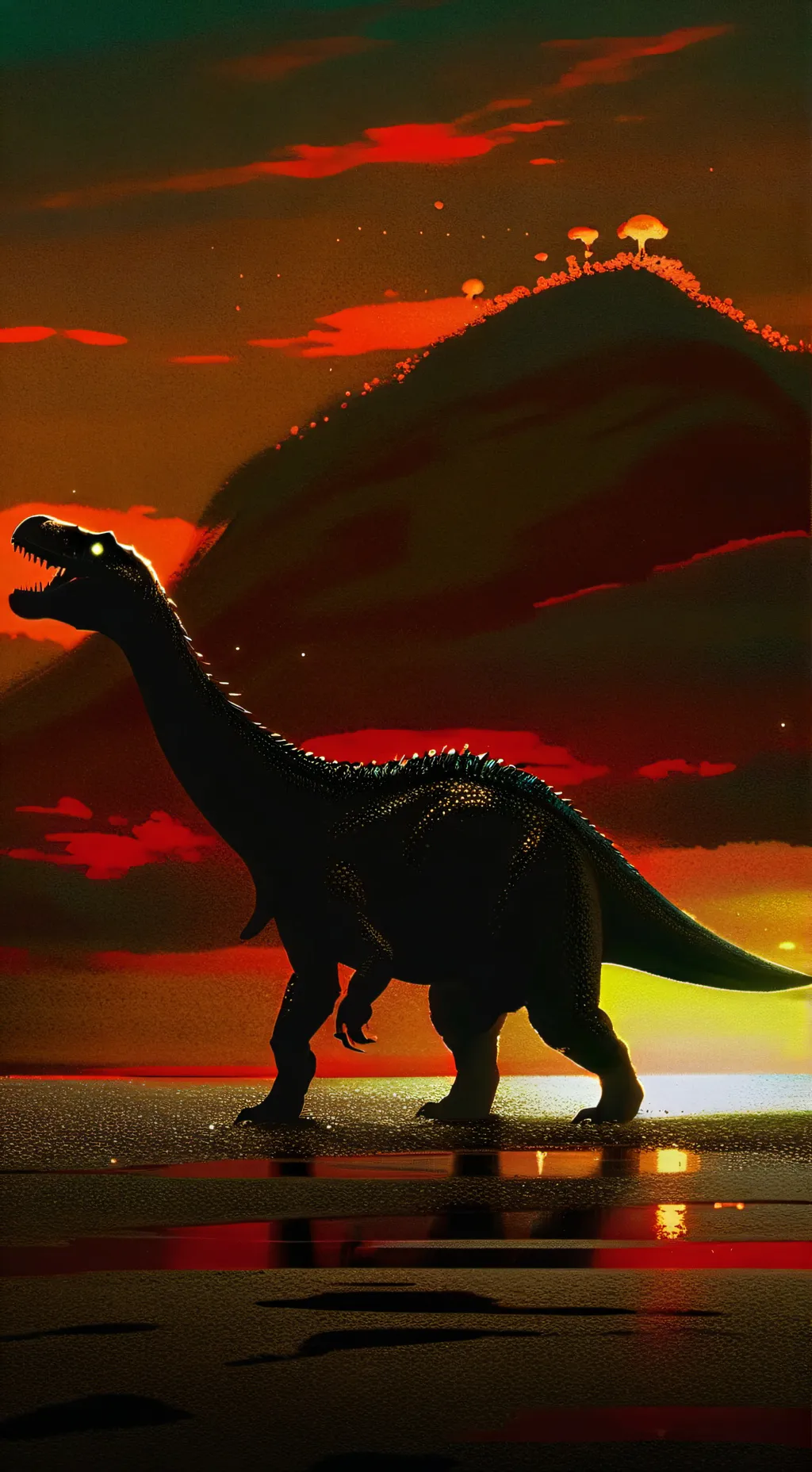 ai character: pianosauros  background