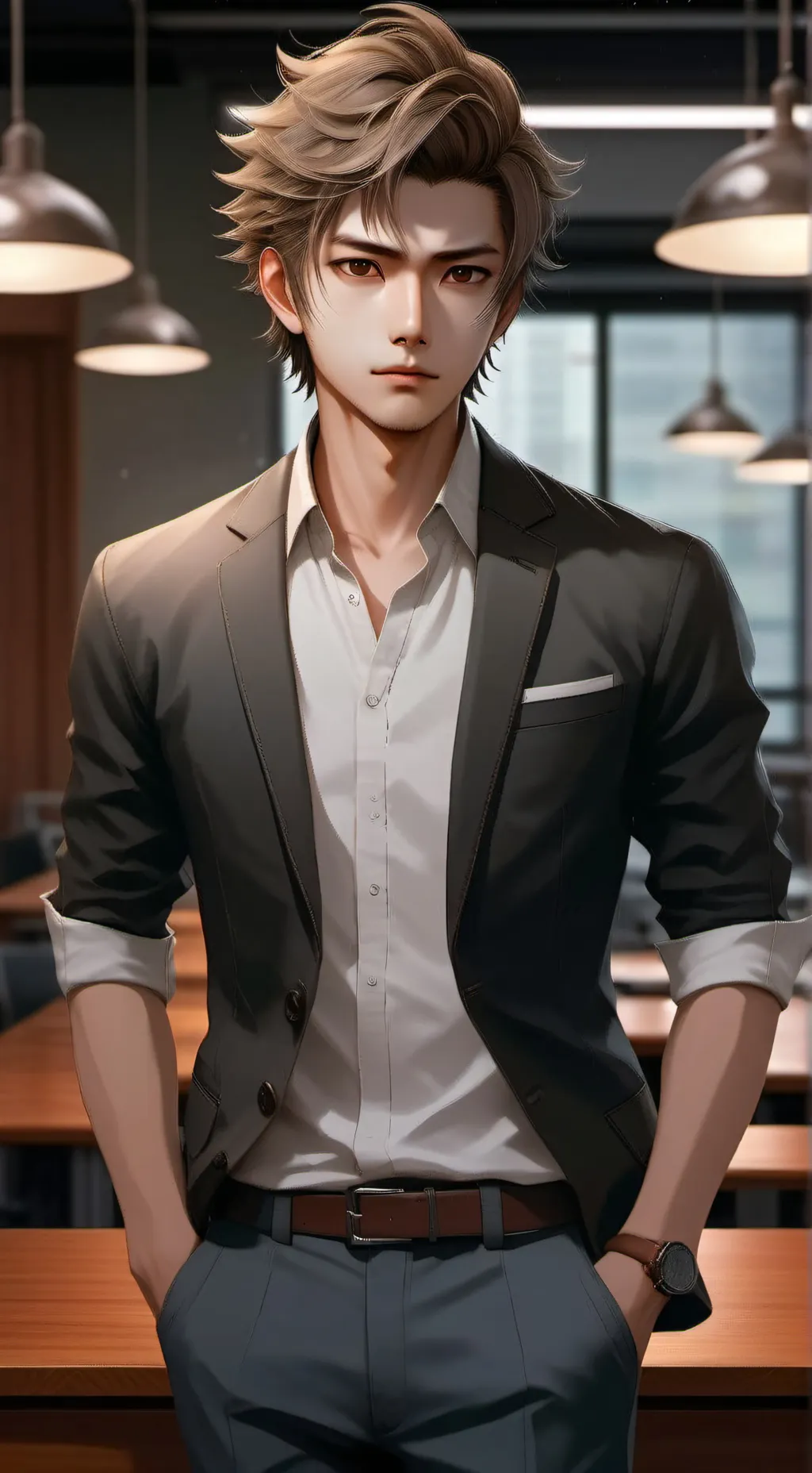 ai character: Dismissive Desk Mate background